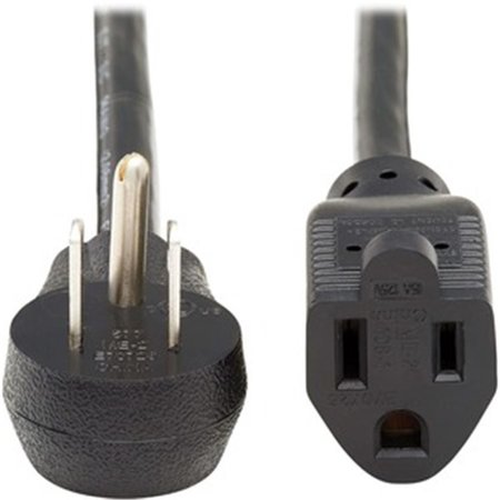 DOOMSDAY Power Extension Cord Right-Angle 5-15P to 5-15R 14AWG 15A - Black - 3 ft. DO2591495